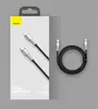 Kabel Baseus Cafule Series Metal Data USB-C / Lightning 20W PD 1 m - czarny